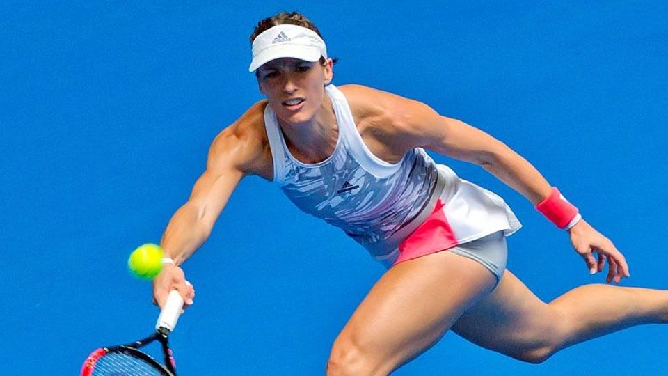 Petenis asal Jerman, Andrea Petkovic. Copyright: © TONY ASHBY/AFP/Getty Images